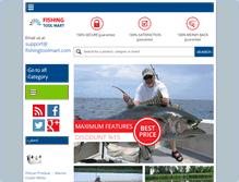 Tablet Screenshot of fishingtoolmart.com